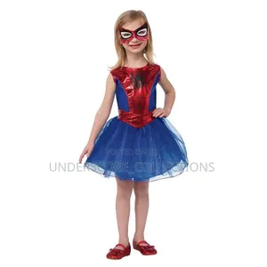 Marvel Spider-Girl Tutu Dress and Mask Fancy Dress Costume.