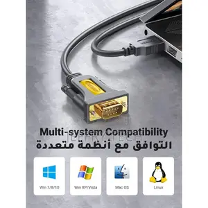 Ugreen CR104 USB to RS232 Serial Adapter Cable 1.5m – DB9 9 Pin US