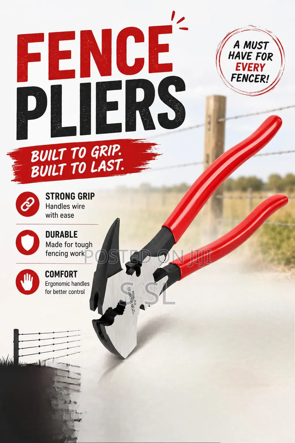 Fence Pliers Kenya – Durable Wire Fencing Tools