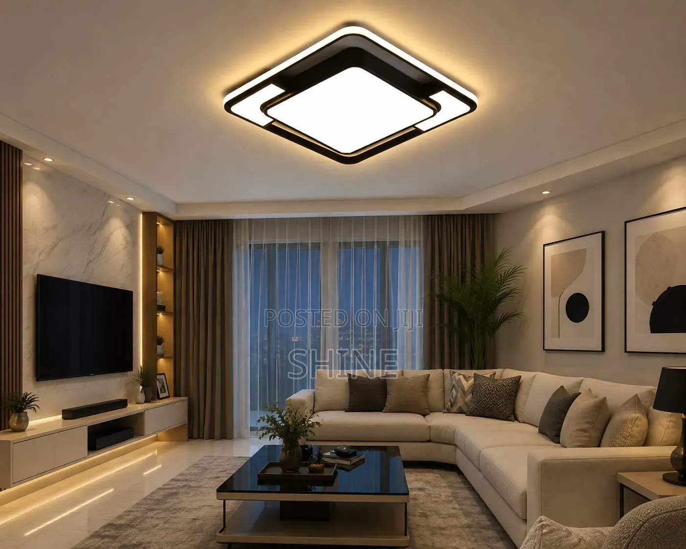 Modern Minimalist Led Square Ceiling Light