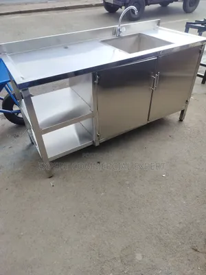 Combined Sink and Cabinet