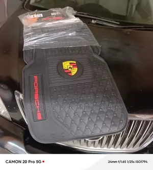 Universal 5 Seater Branded Porsche Cayenne Nonslip Effect Floor Mats
