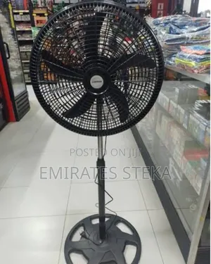 AILYONS 18" Stand Fan – 5 Blades Electric Height Strong Airflow