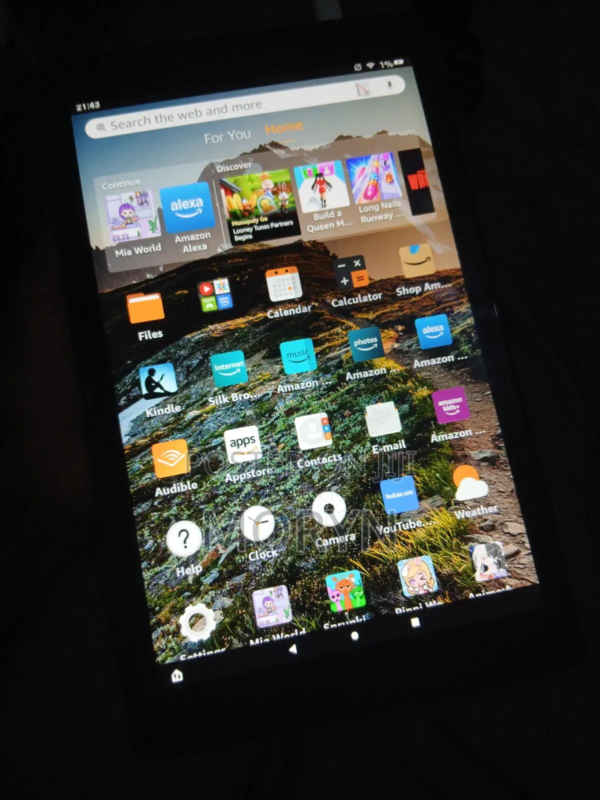 Amazon Fire HD 10 (2019) 32 GB Black