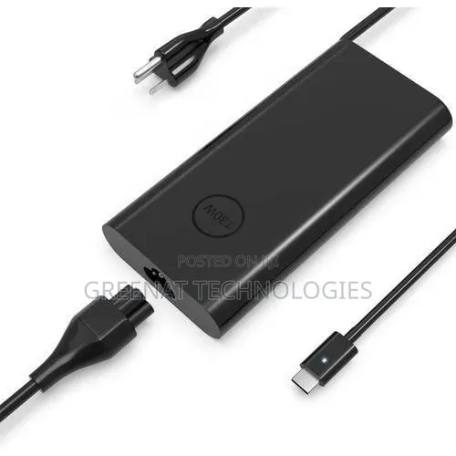 Ex-Uk Dell 130W Type-C Charger Adapter - USB-C Power Adapter