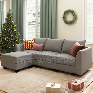 Home Sofa; Comfortable Fabric Sectional Corner Sofa With Spacious Seat