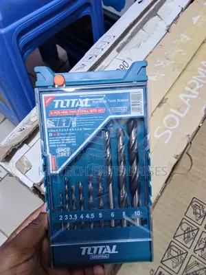 9pcs Total Twist Drill Bits Set