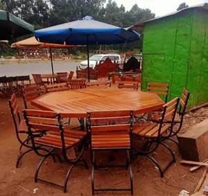 Canvasless Mahogany 6 Seater Outdoor Set
