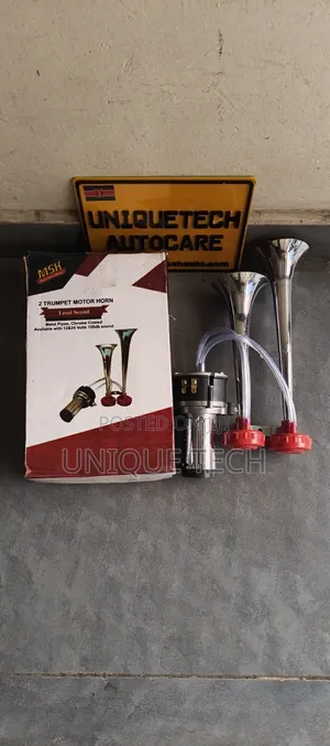 12V 2 Pipe Trumpet Horn Dual Trumpet Air Horn