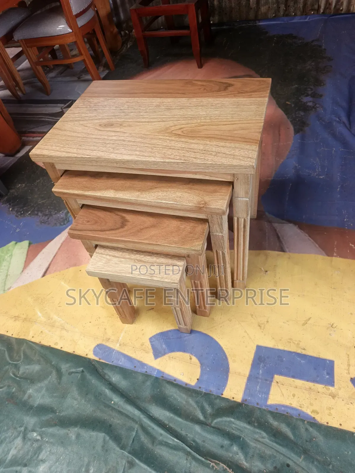 Hardwood Stools Clear Vanish