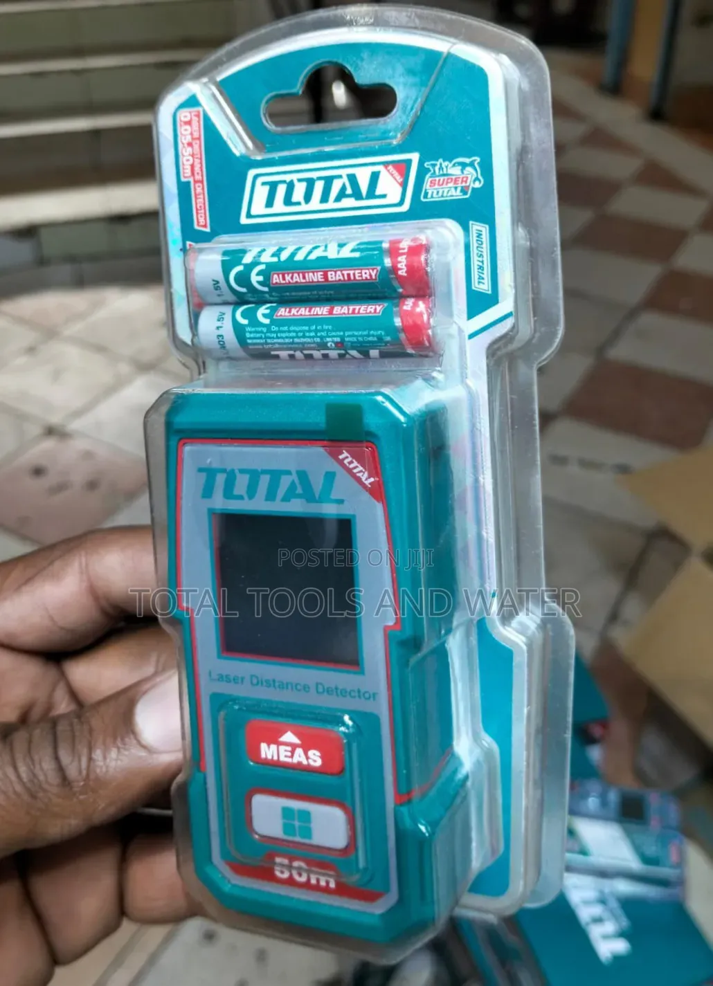 Total Laser Distance Gadgets 50m With Memory