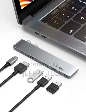 Ugreen Multifunctional 5 in 1 Dual USB-C Hub to USB Type C Pd, Hdmi 4