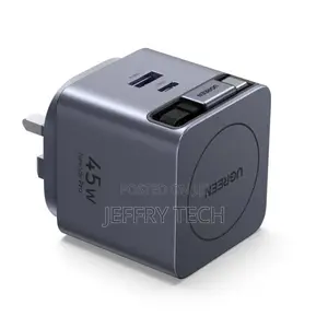 UGREEN 45W Nexode Pro GaN (USB-A*1 + Type-C*1) Fast Charger With