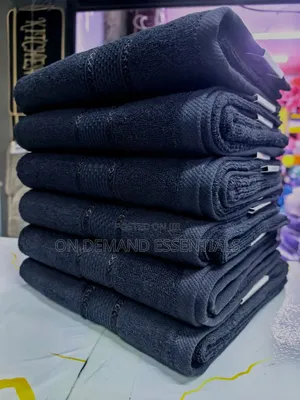 Black Salon Towel Sizes:50cmx100cm Material :100%cotton