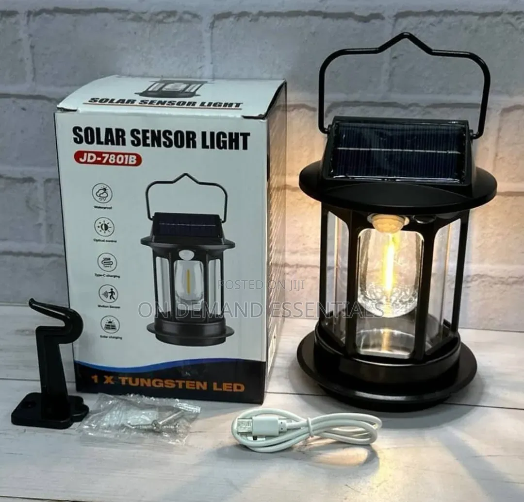 Solar Sensor Light Waterproof TypeC Charging Motion Sensor