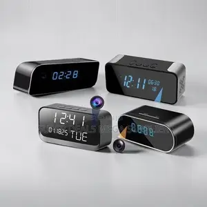 Full HD 1080P Video Recorder Alarm Table Clock Hidden Spy Camera