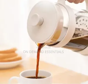 1000ml French Press Coffee Maker Thickened Glass 3-Level