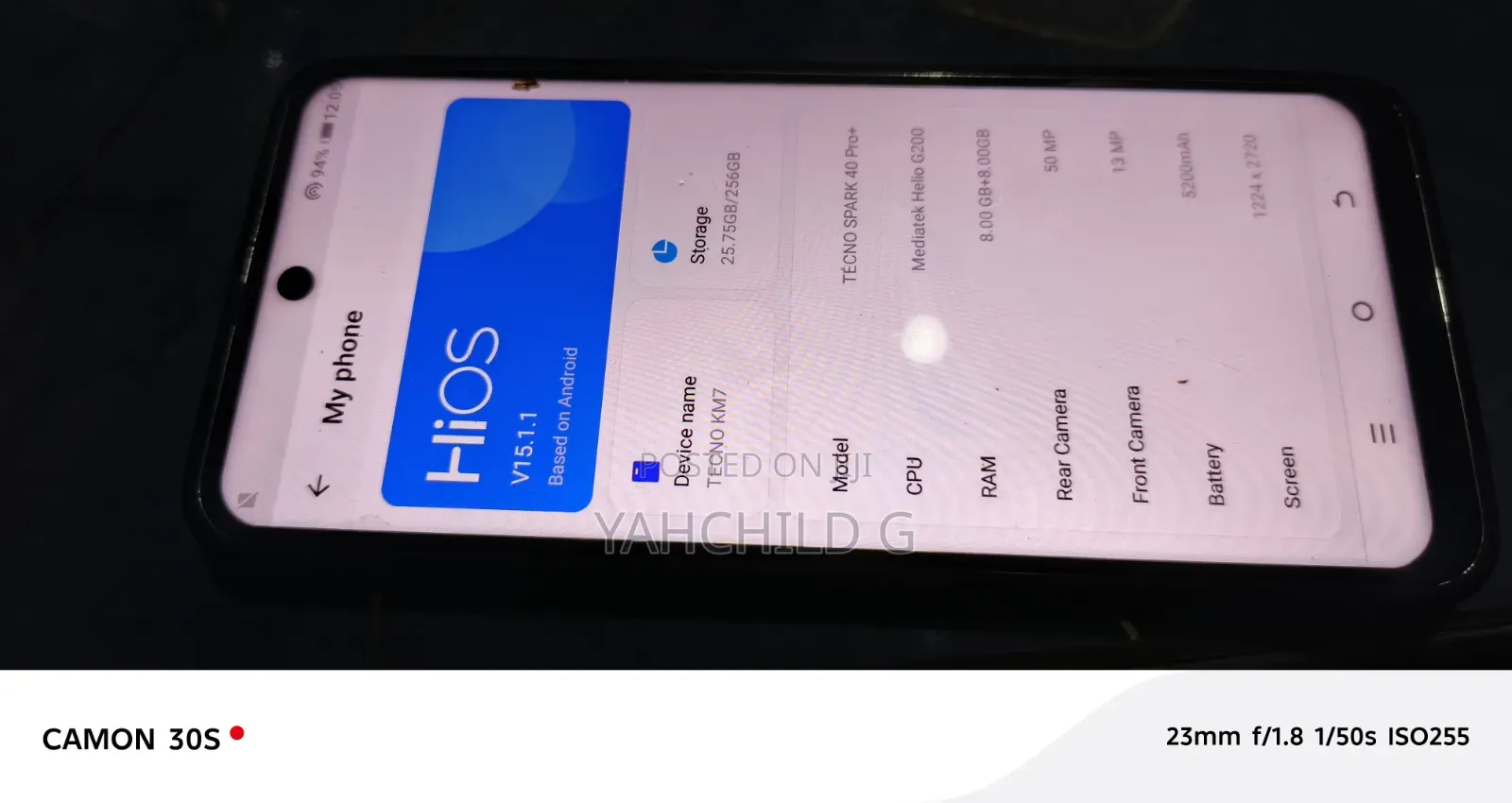Tecno Spark 40 Pro 256 GB Silver
