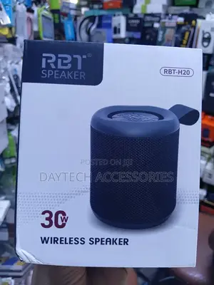 RBT H20 30W Portable Bluetooth Speaker, Black