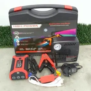 Durable Housing 12V 99800mAh Emergency Car Jump Starter Air Compressor