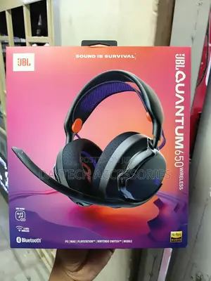 This Is a JBL Quantum 650 Wireless Gaming Headset - Black