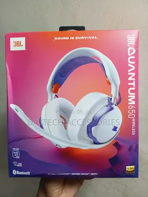 JBL Quantum 650 Bluetooth Gaming Headphones.