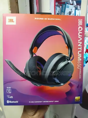 JBL Quantum 650 Bluetooth Gaming Headphones.