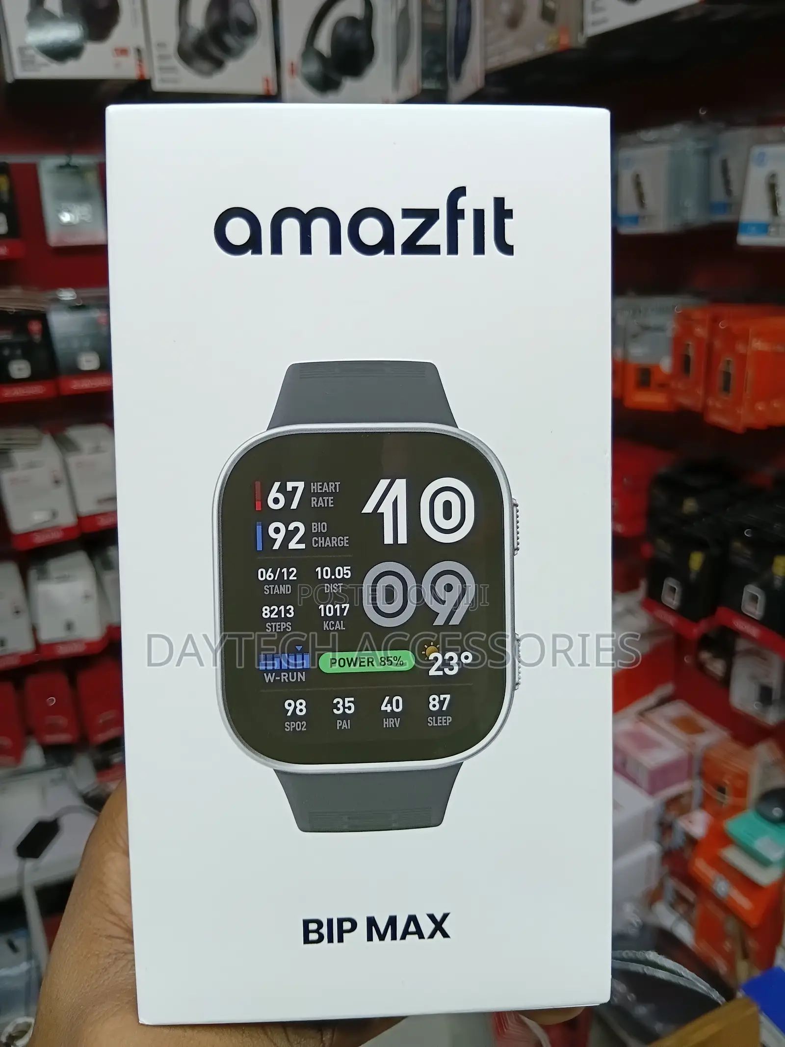 Amazfit BIP Max Smartwatch - Black