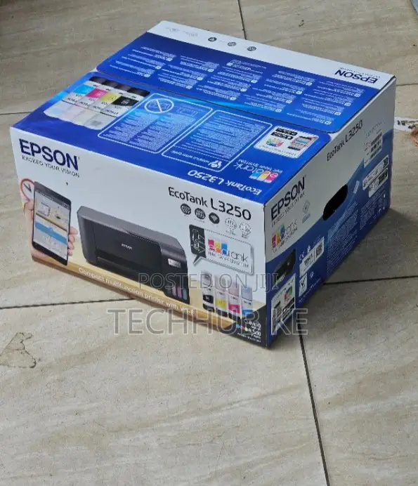 Original Epson EcoTank L3250 Colour Printer Wireless Printing,