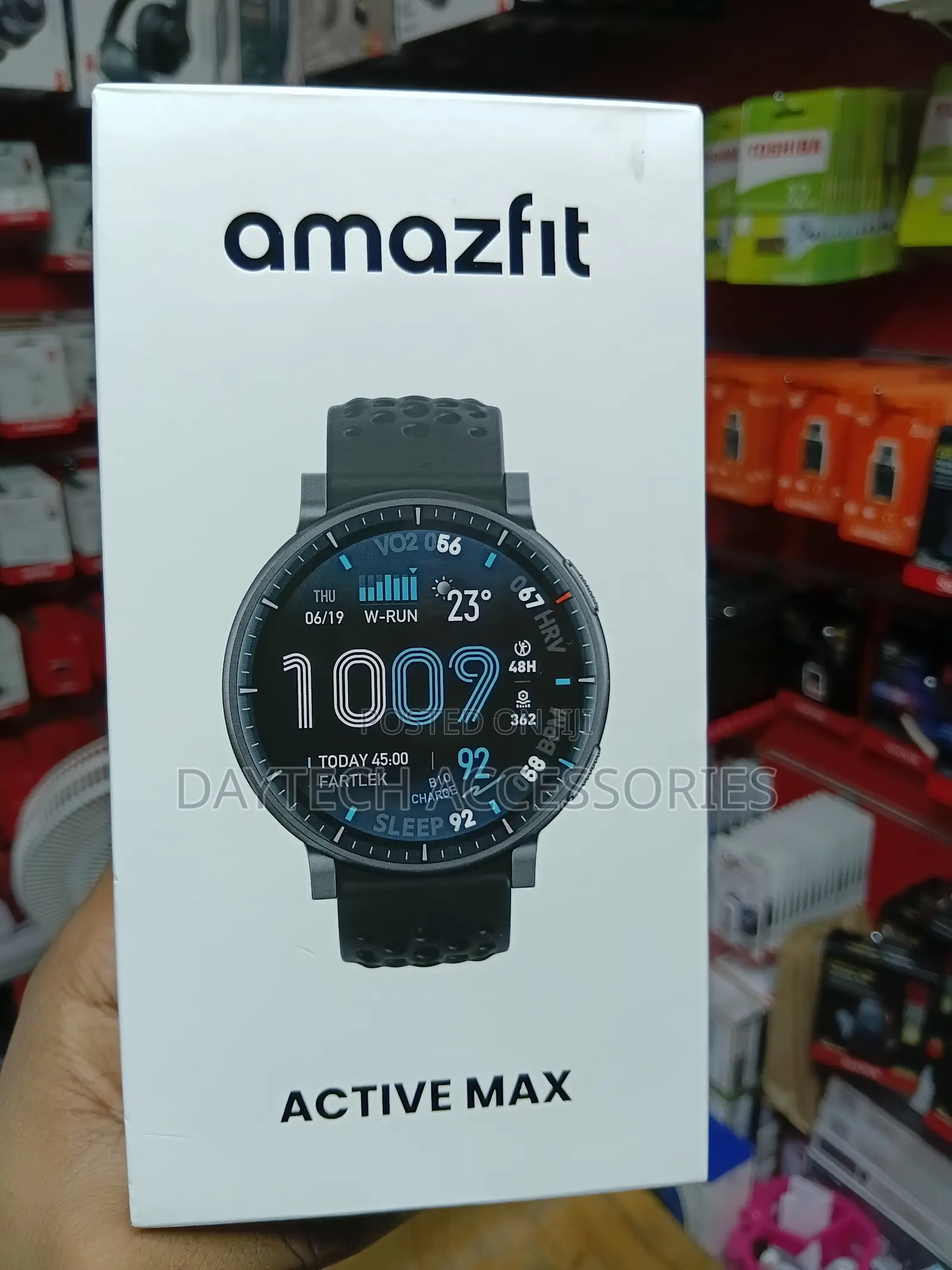 This Is a Amazfit Active Max Smartwatch Large 1.5" AMOLED Display.