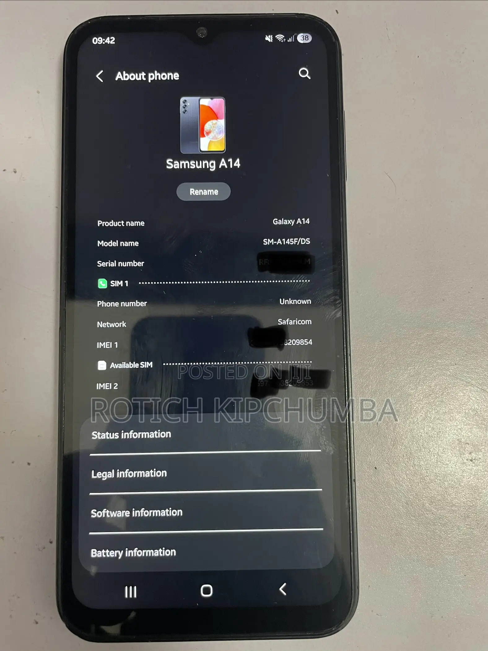 Samsung Galaxy A14 128 GB Black