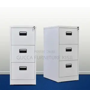 Office Cabinet; 3-Drawer Steel Office Cabinet