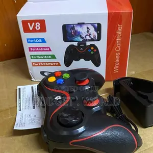 V8 Wireless Gaming Pad With Bluetooth Multi-Device Compatibility