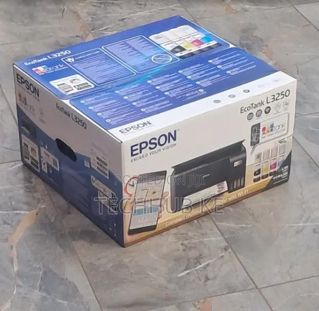 Epson EcoTank L3250 Inkjet Printer With Wireless Mobile Printing