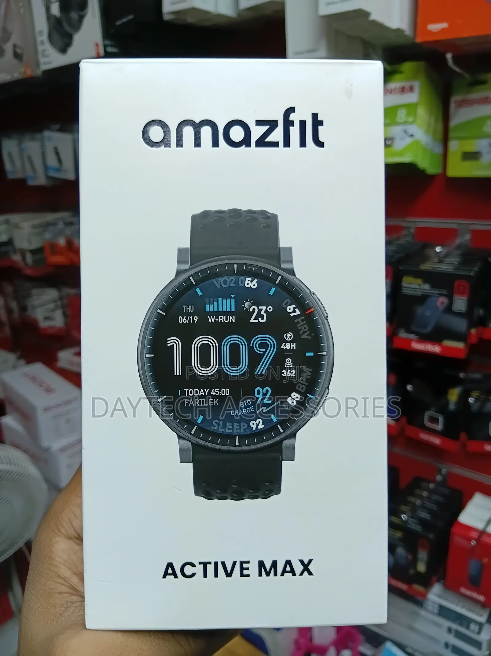 Amazfit Active Max Smart Watch - Black