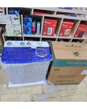 Hisense Washing Machine WSQB753W - 7.5Kg Twin Tub Top Load- White