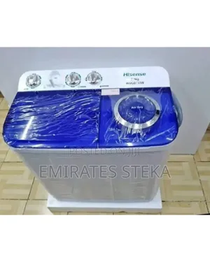 Hisense 7.5KG Twin Tub Washing Machine-Top-Load,White+2 Years Warranty
