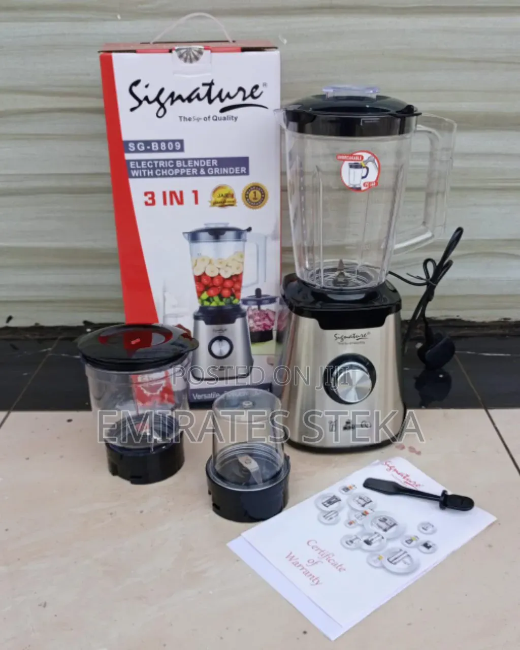 Signature 3 in 1 Blender