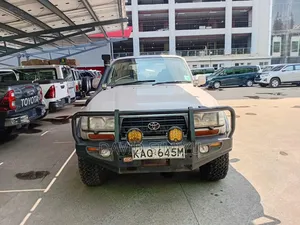 Toyota Land Cruiser 1996 Silver