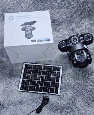 4G Solar Triple Camera Security System With AI Human Detection