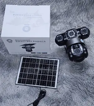 4G SIM Card Solar PTZ Camera With Triple Lens Night Vision