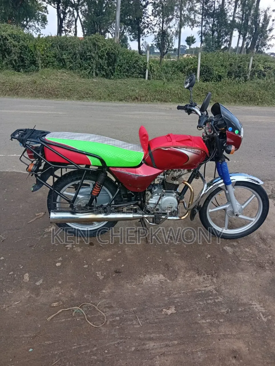 Bajaj Boxer 100 2016 Red