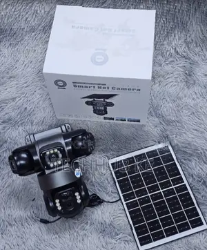 Outdoor 4G Solar Camera With Triple Lens, PTZ Two-Way Audio