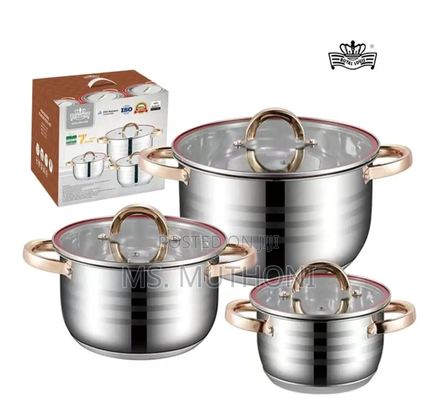 High Quality Stainless Steel* With *7-Layer Bottom*