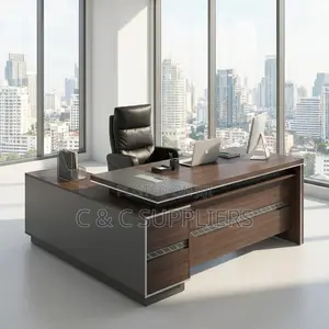 Modern CEO L-Shaped Table-1800mm