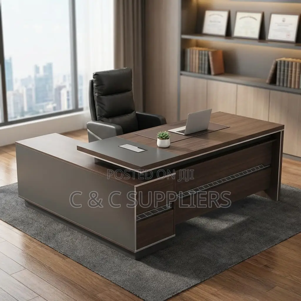 Modern CEO L-Shaped Table-1800mm