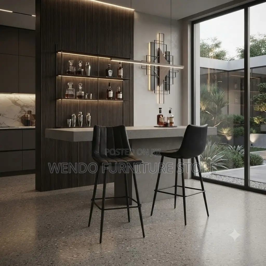Barstool; Leather Home Counters Seater Barstools
