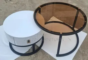 Modern Round Coffee Table Set (Nesting Table)
