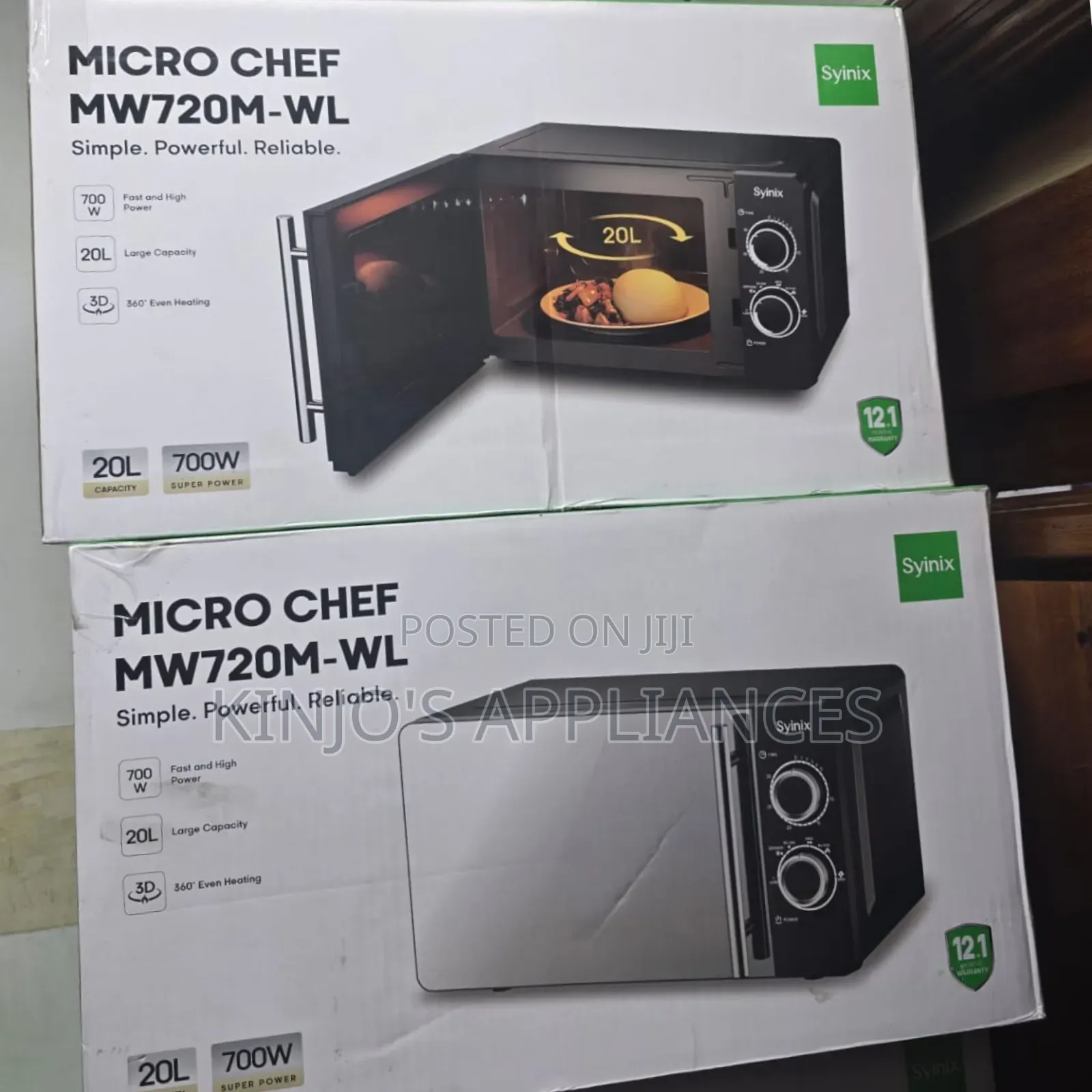 Syinix 20lts Manual Microwave