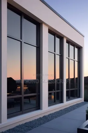 Modern Aluminium Windows With Reflective Glass